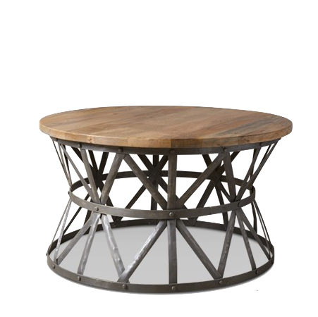 Журнальный стол Industrial Rust Barrel 80 Table  во Владивостоке | Loft Concept 