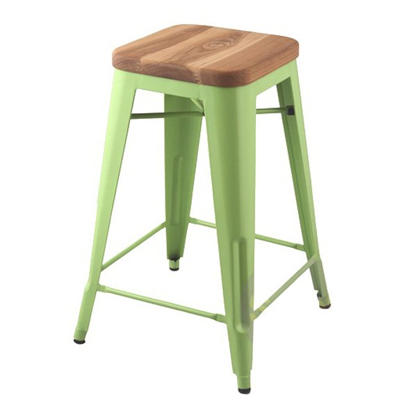 Барный стул Tolix Board Seat barstool Желтый Салатовый Черный Красный Нержавеющая сталь Белый Голубой пастельный Древесина Барный стул Tolix Board Seat barstool Желтый Салатовый Черный Красный Нержавеющая сталь Белый Голубой пастельный Древесина во Владивостоке | Loft Concept