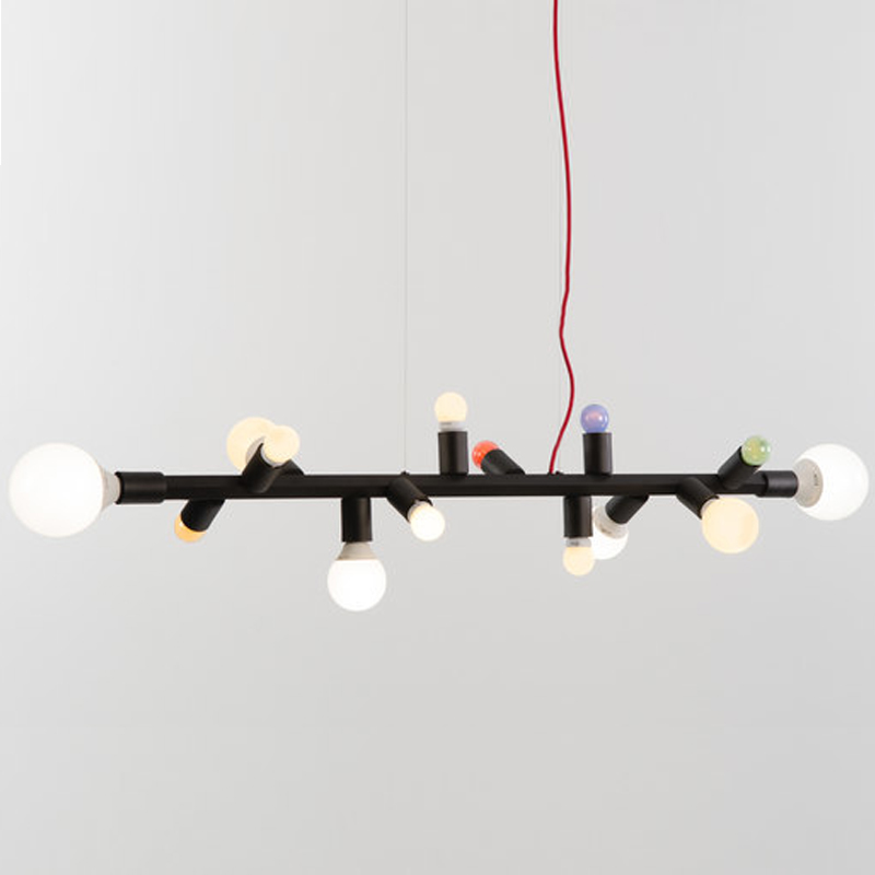 Люстра Almerich Party hanging lamp 1 Черный Мульти Люстра Almerich Party hanging lamp 1 Черный Мульти во Владивостоке | Loft Concept