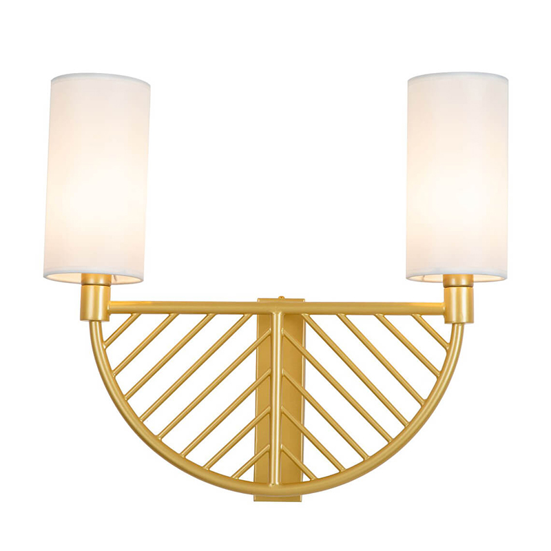 Бра Arch Lattice Wall Lamp матовое золото Белый Бра Arch Lattice Wall Lamp матовое золото Белый во Владивостоке | Loft Concept