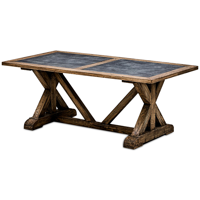 Обеденный стол Iliodor Dinner Table Коричневый Серый Обеденный стол Iliodor Dinner Table Коричневый Серый во Владивостоке | Loft Concept