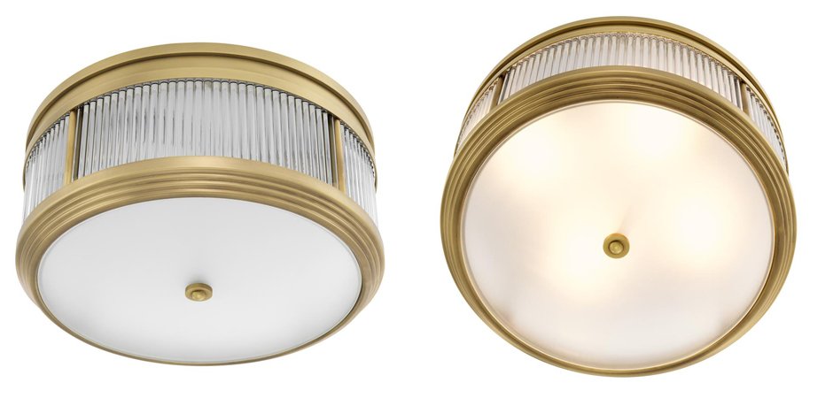 Потолочный светильник Ceiling Lamp Rousseau Antique brass Потолочный светильник Ceiling Lamp Rousseau Antique brass - Loft-Concept во Владивостоке