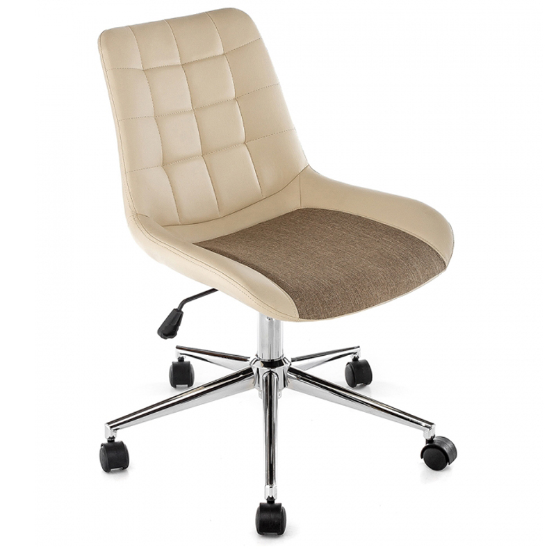 Офисное кресло Nikander beige Бежевый Хром Офисное кресло Nikander beige Бежевый Хром во Владивостоке | Loft Concept