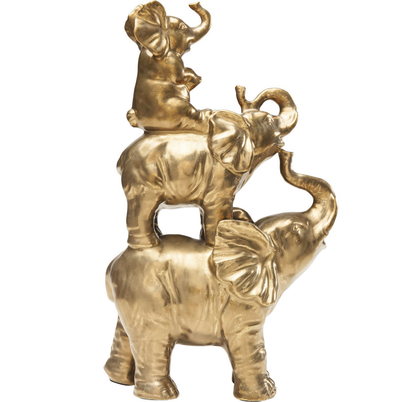 Статуэтка Family of Golden Elephants Золотой Статуэтка Family of Golden Elephants Золотой во Владивостоке | Loft Concept