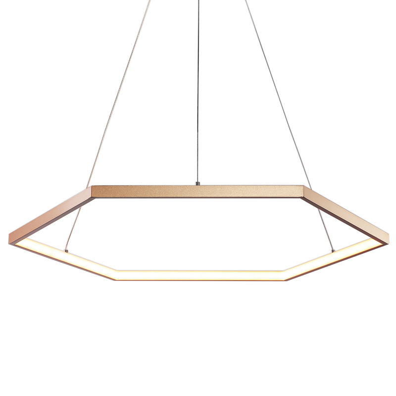 Люстра Hexagon Horizontal Золотой Люстра Hexagon Horizontal Золотой во Владивостоке | Loft Concept