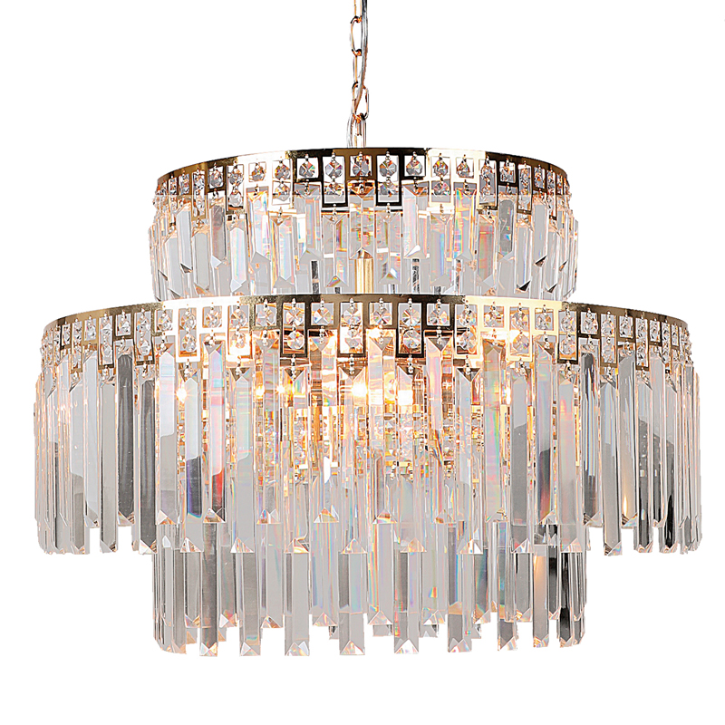 Люстра Mireil Chandelier 61 Глянцевое золото Прозрачный Люстра Mireil Chandelier 61 Глянцевое золото Прозрачный во Владивостоке | Loft Concept