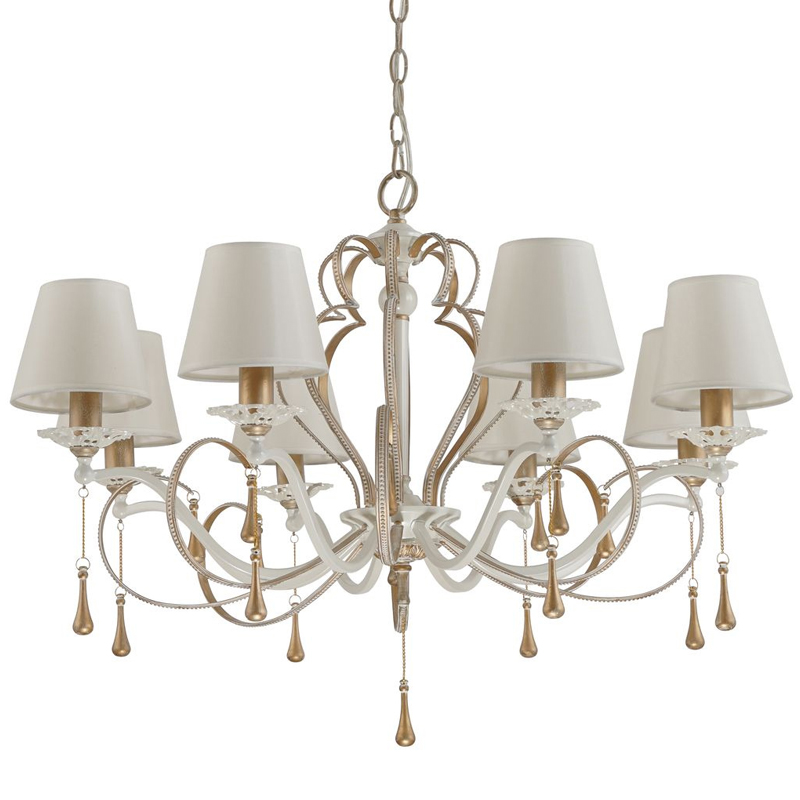 Люстра Batiste Chandelier 80 Золотой Белый Люстра Batiste Chandelier 80 Золотой Белый во Владивостоке | Loft Concept