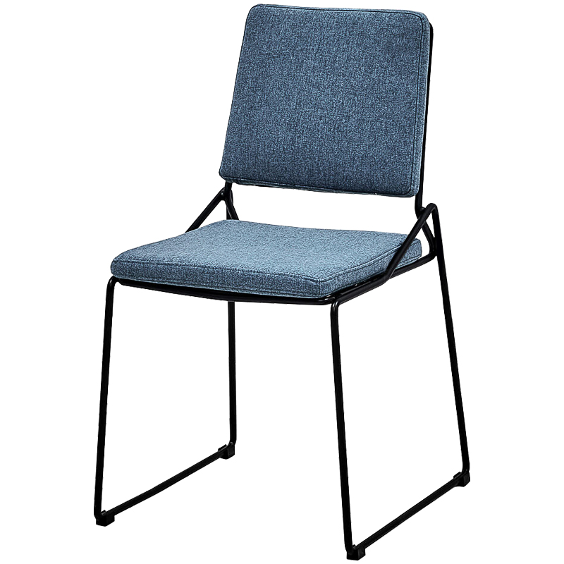Стул Diglan Stool Светло-синий Черный Стул Diglan Stool Светло-синий Черный во Владивостоке | Loft Concept