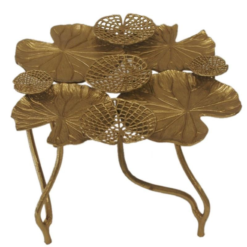 Кофейный стол Water Lily Leaves Table Золотой Кофейный стол Water Lily Leaves Table Золотой во Владивостоке | Loft Concept