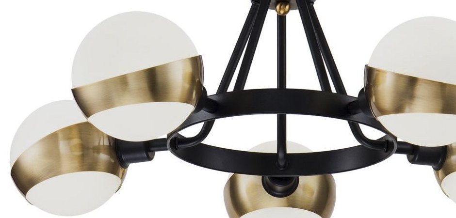 Люстра Hold Ball Brass Chandelier 5 Люстра Hold Ball Brass Chandelier 5 - Loft-Concept во Владивостоке