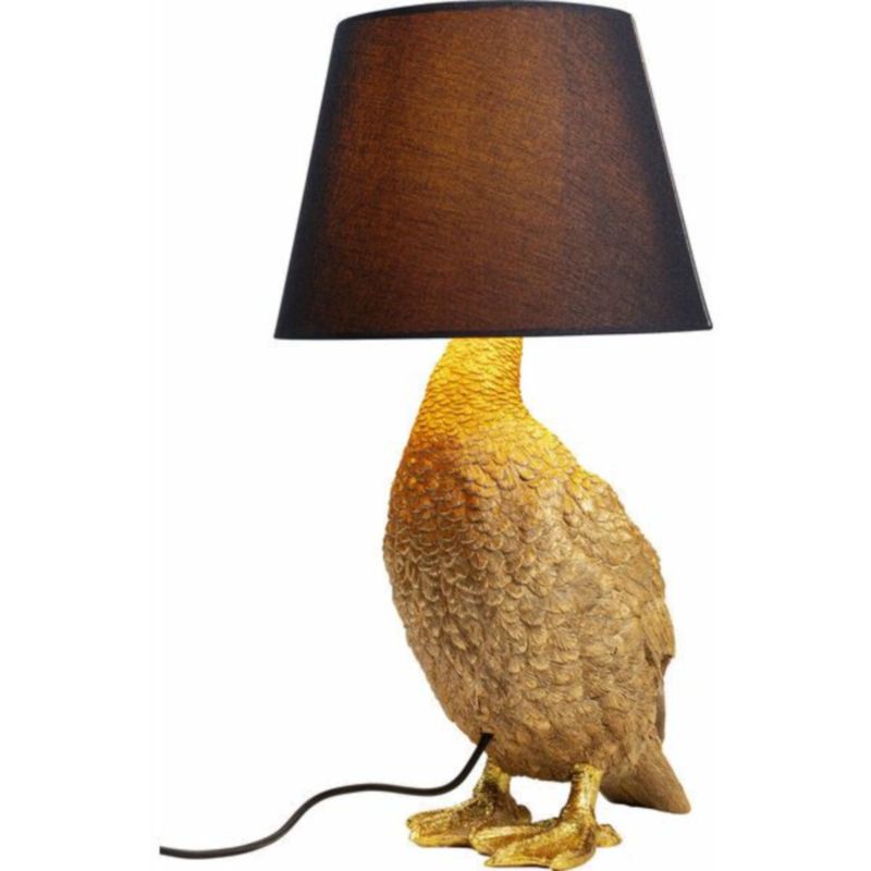 Настольная лампа A bird in ambush Черный Золотой во Владивостоке | Loft Concept 