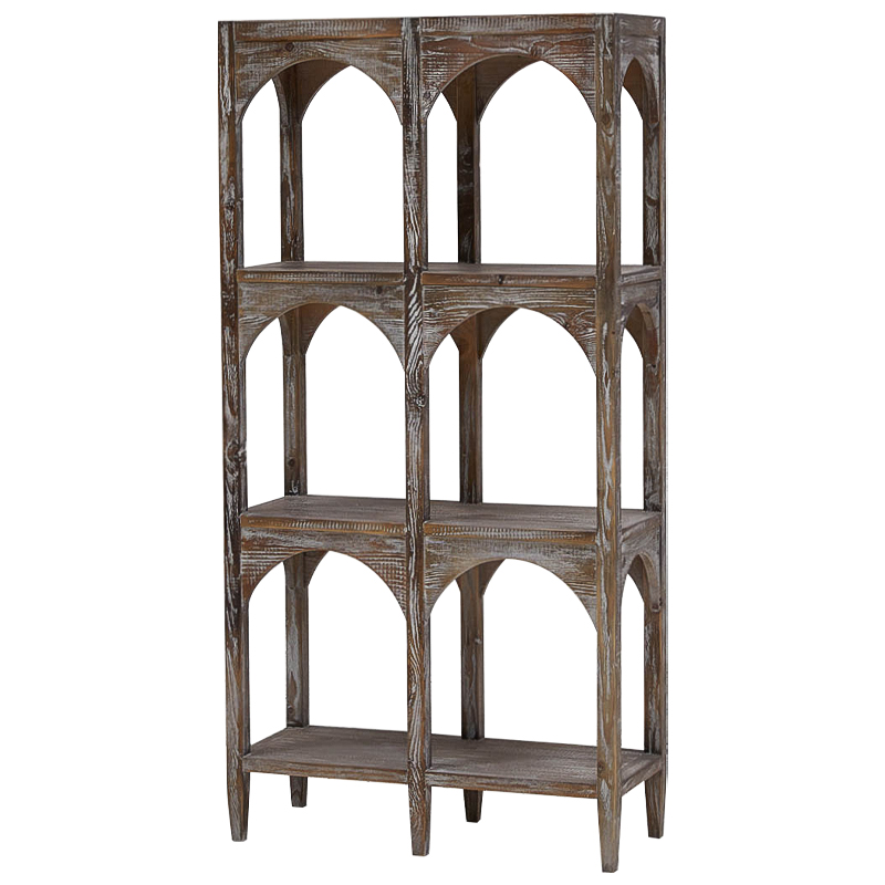 Стеллаж Rehan Wood Rack Коричневый Коричневый винтаж Стеллаж Rehan Wood Rack Коричневый Коричневый винтаж во Владивостоке | Loft Concept