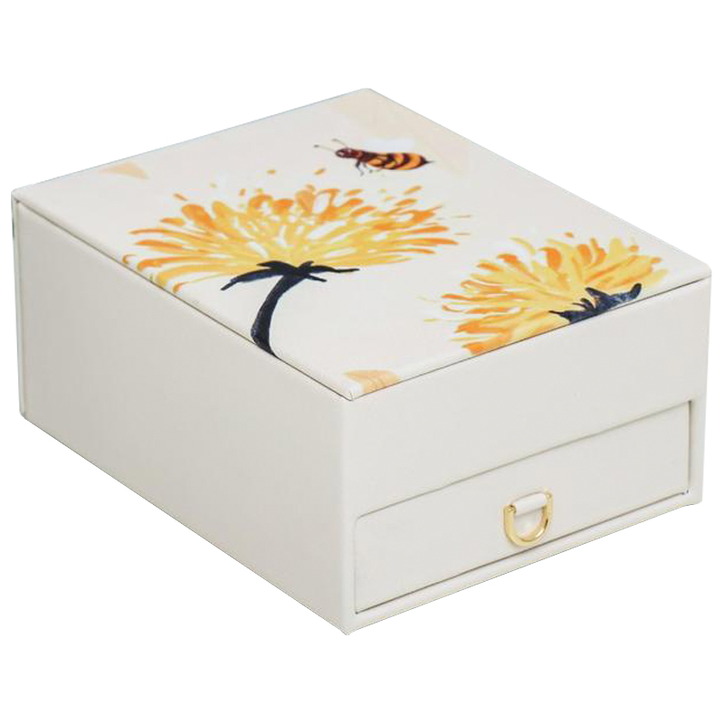 Шкатулка Bee and Dandelions Box Бежевый Желтый Шкатулка Bee and Dandelions Box Бежевый Желтый во Владивостоке | Loft Concept