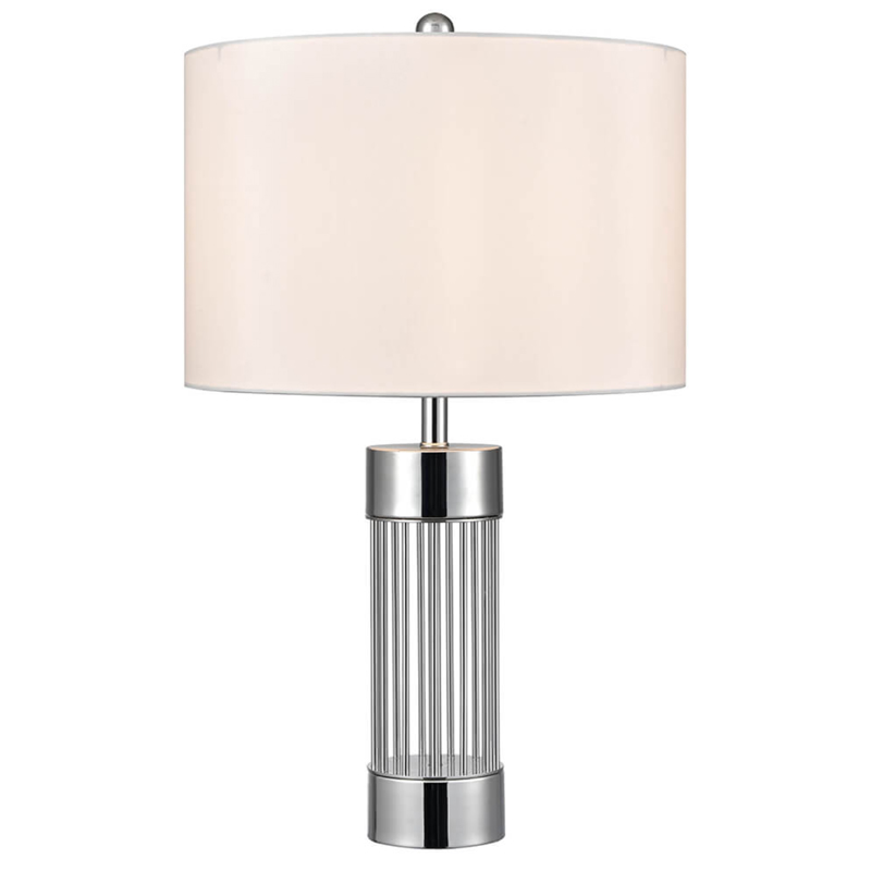 Настольная лампа с Абажуром Серебро MANTRA Table Lamp Белый Хром Настольная лампа с Абажуром Серебро MANTRA Table Lamp Белый Хром во Владивостоке | Loft Concept