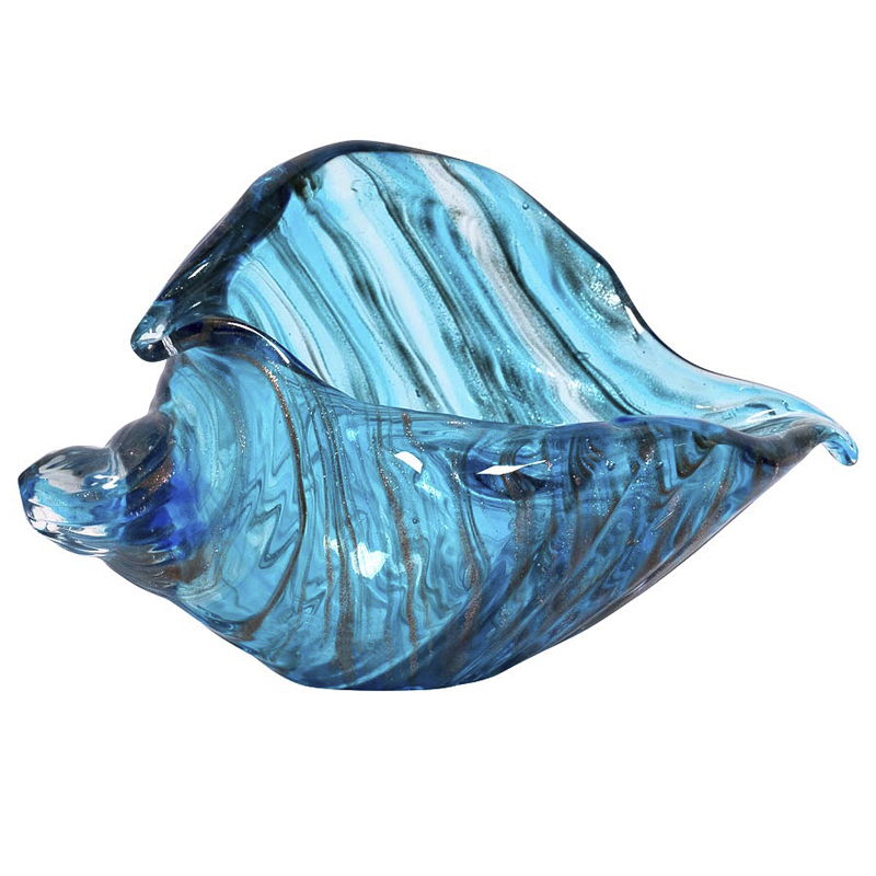 Статуэтка Glass Blue Shell Голубой Статуэтка Glass Blue Shell Голубой во Владивостоке | Loft Concept