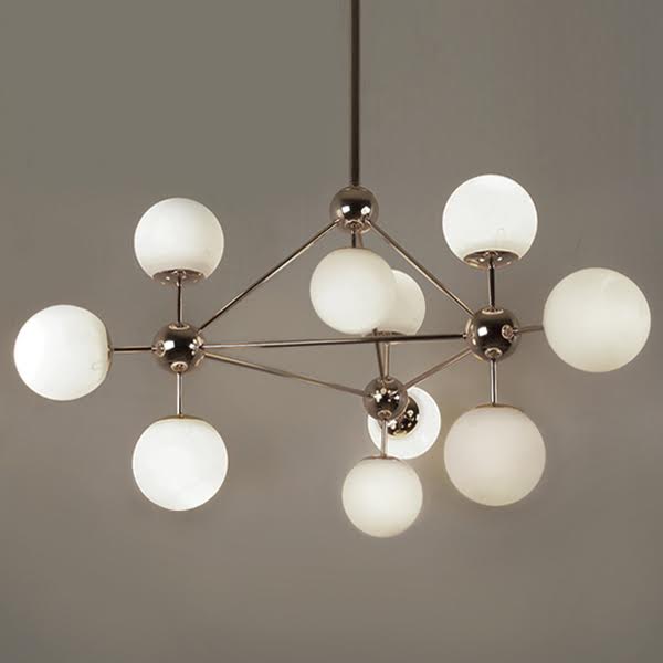 Люстра Modo Chandelier White Glass Люстра Modo Chandelier White Glass во Владивостоке | Loft Concept