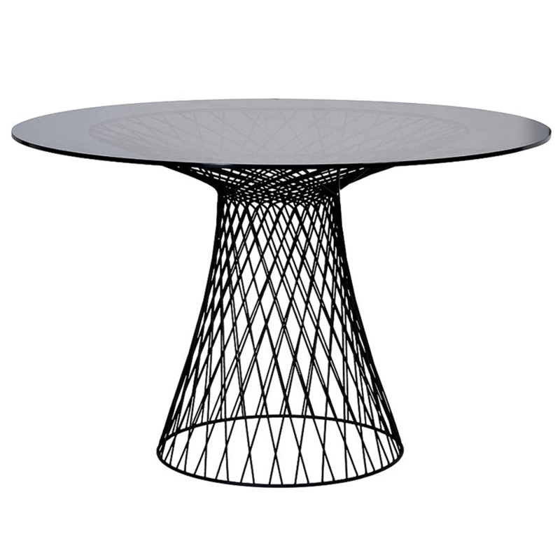 Обеденный стол Black Mesh Черный Обеденный стол Black Mesh Черный во Владивостоке | Loft Concept