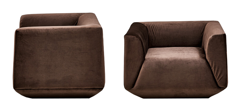 Armchair Cube Brown Большое Кресло Куб Armchair Cube Brown Большое Кресло Куб - Loft-Concept во Владивостоке