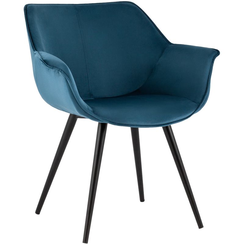 Стул Mason chair Пыльно-Синий Велюр Синий Черный Стул Mason chair Пыльно-Синий Велюр Синий Черный во Владивостоке | Loft Concept