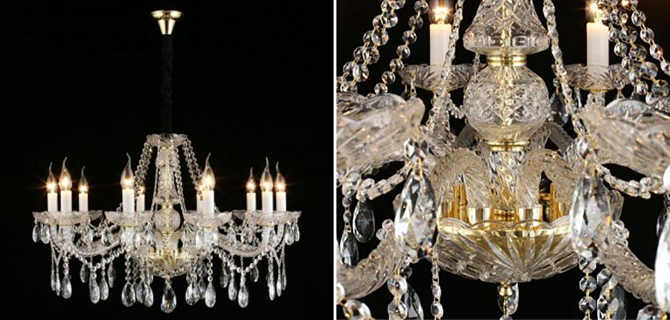 Люстра Crystal Lights Золотая Люстра Crystal Lights Золотая - Loft-Concept во Владивостоке