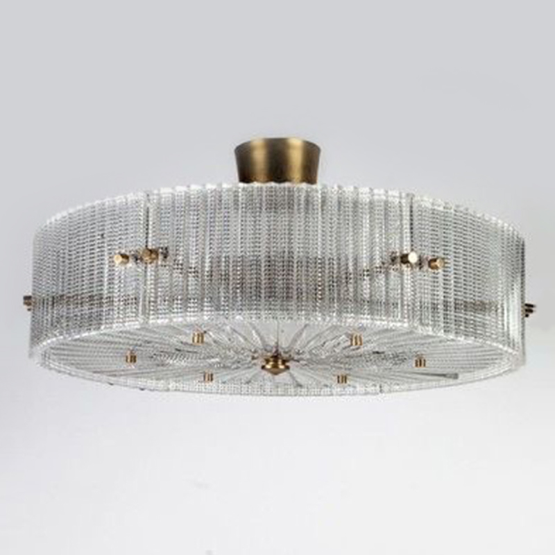 Потолочный светильник Cillian Ceiling Lamp Латунь Прозрачный Потолочный светильник Cillian Ceiling Lamp Латунь Прозрачный во Владивостоке | Loft Concept