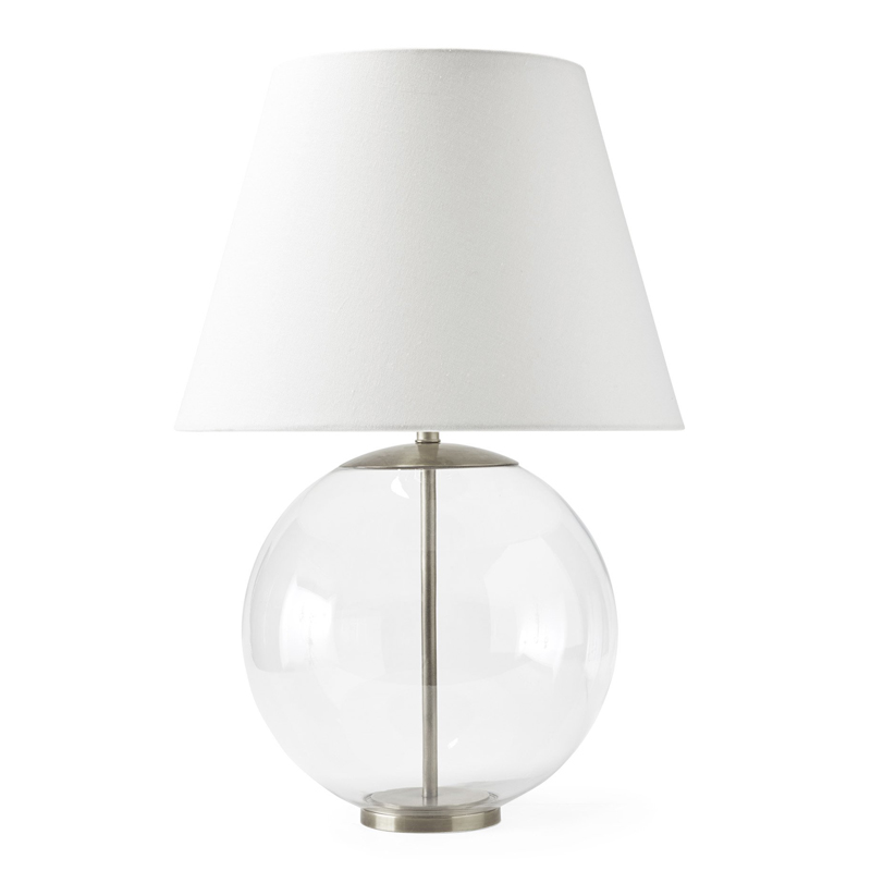 Настольная лампа Emory Table Lamp Nickel Никель Прозрачный (Transparent) Настольная лампа Emory Table Lamp Nickel Никель Прозрачный (Transparent) во Владивостоке | Loft Concept