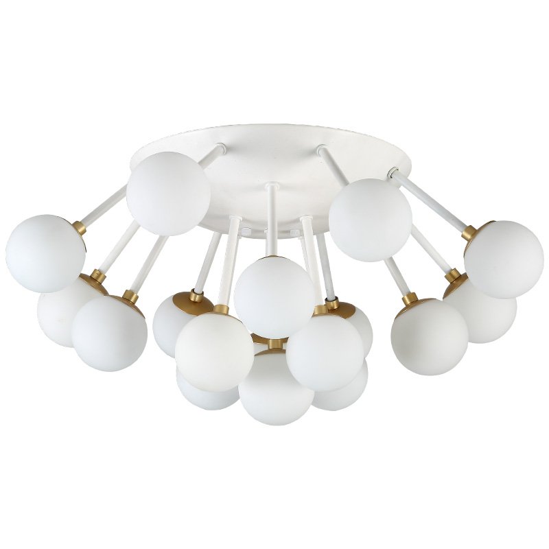 Потолочная люстра Fungi ceiling Белый Золотой во Владивостоке | Loft Concept 