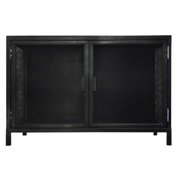 Буфет с 2-мя дверцами из металлической сетки Industrial Loft Dark Metal 2 Door Beto Cabinet Черный Буфет с 2-мя дверцами из металлической сетки Industrial Loft Dark Metal 2 Door Beto Cabinet Черный во Владивостоке | Loft Concept