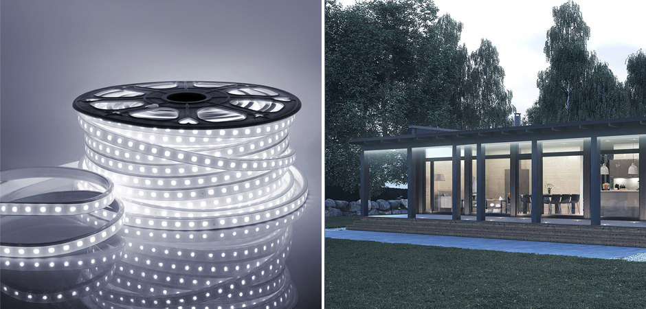 Комплект светодиодной ленты 6W/m 60LED/m 2835SMD холодный белый 5М Комплект светодиодной ленты 6W/m 60LED/m 2835SMD холодный белый 5М - Loft-Concept во Владивостоке