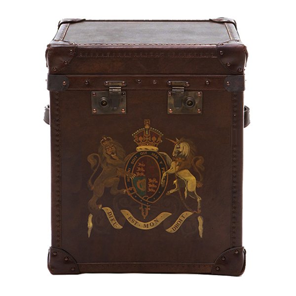 Сундук chest Royal Arms of England Коричневый Сундук chest Royal Arms of England Коричневый во Владивостоке | Loft Concept