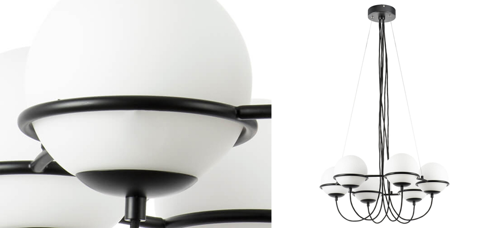 Люстра Melissa Chandelier Black 6 Люстра Melissa Chandelier Black 6 - Loft-Concept во Владивостоке