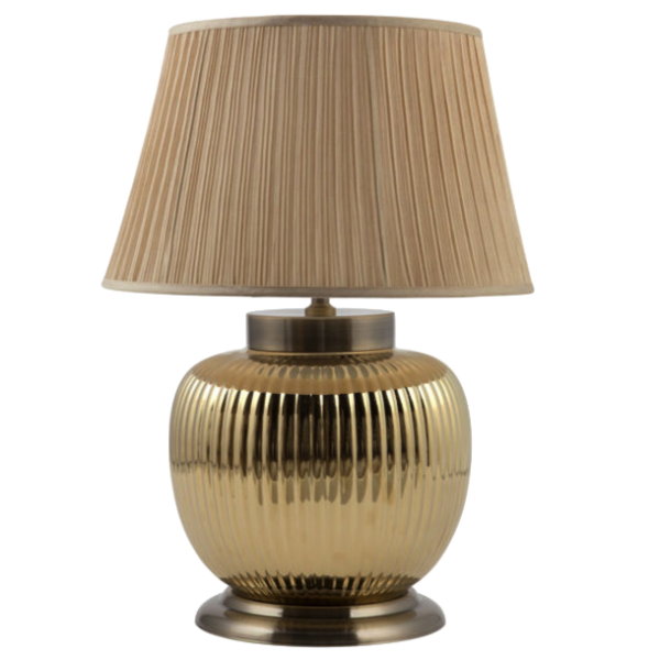 Настольная лампа Fluted Gold Настольная лампа Fluted Gold во Владивостоке | Loft Concept