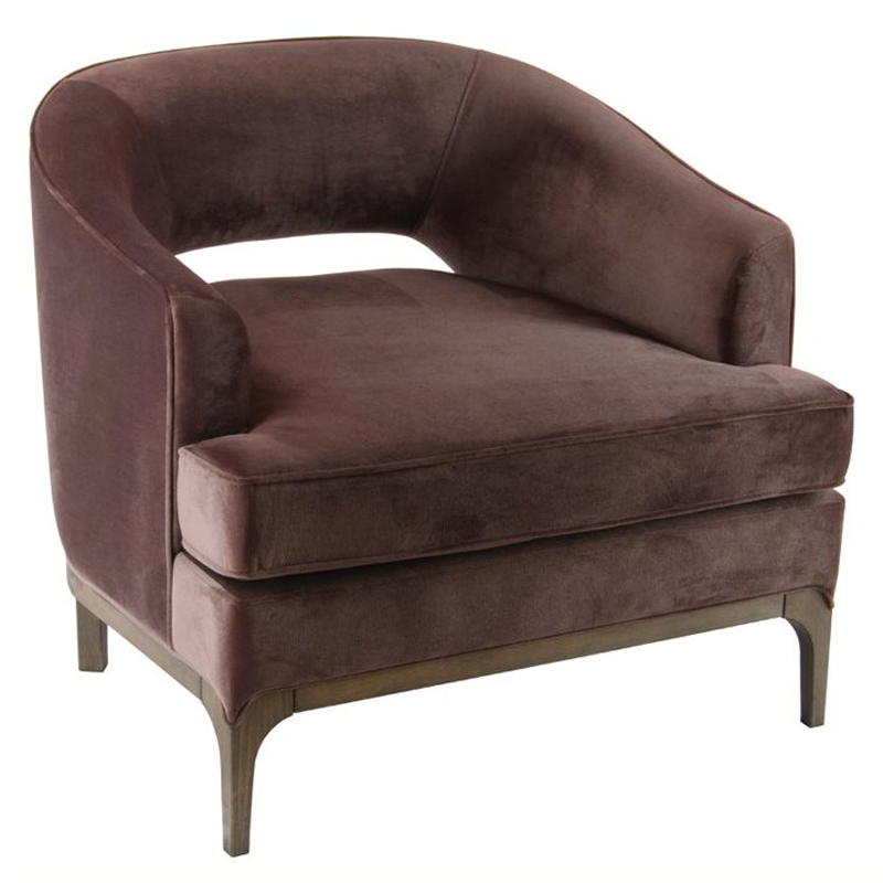 Кресло Jargini Chair velour Бургундский красный Кресло Jargini Chair velour Бургундский красный во Владивостоке | Loft Concept