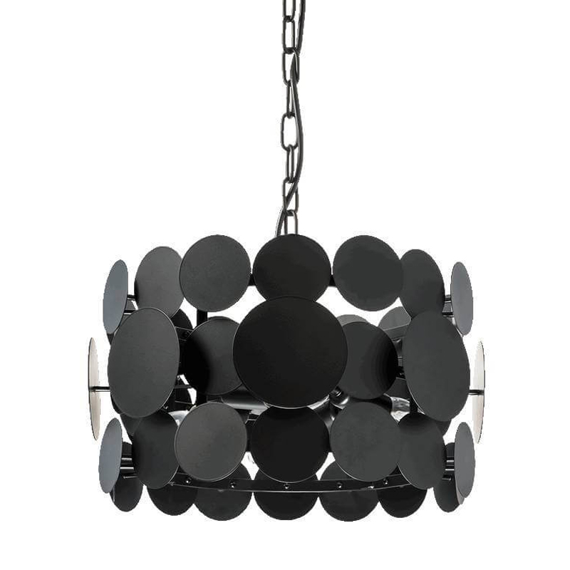 Люстра Black Matte Disk D35 Черный матовый во Владивостоке | Loft Concept 