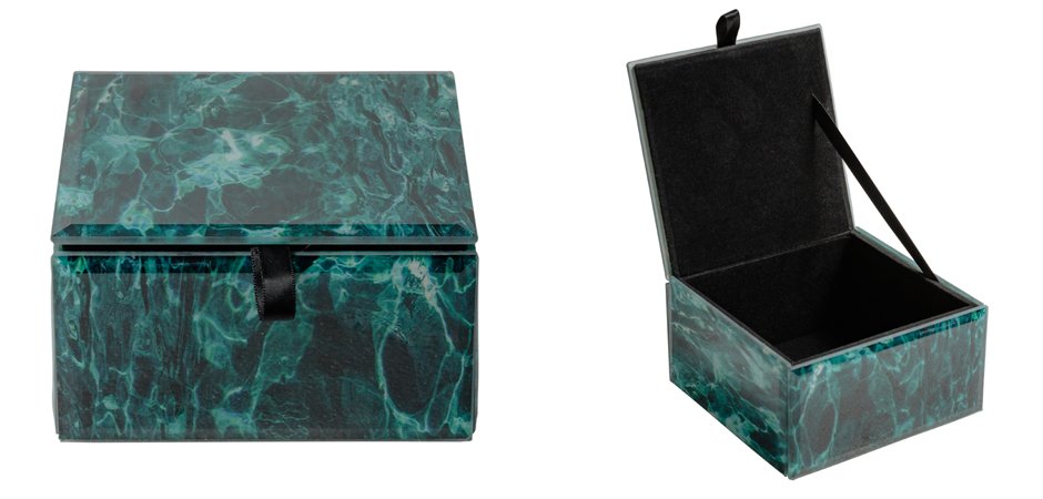 Шкатулка Turquoise Smoke Cube Шкатулка Turquoise Smoke Cube - Loft-Concept во Владивостоке