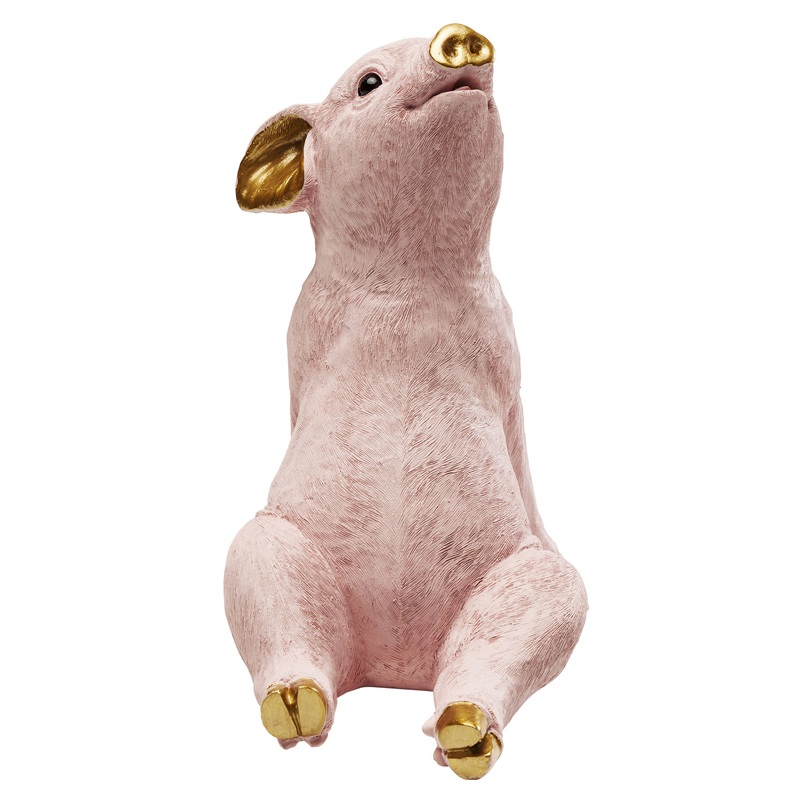 Статуэтка Funny Animals Pig Розовый Золотой во Владивостоке | Loft Concept 