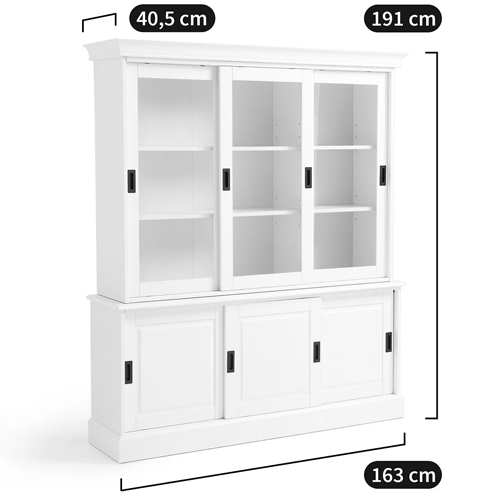 Витрина из массива сосны Cobbett White Wood Showcase Витрина из массива сосны Cobbett White Wood Showcase во Владивостоке