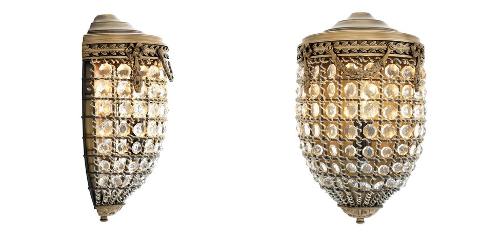 Бра Eichholtz Wall Lamp Emperor Brass - Loft-Concept во Владивостоке