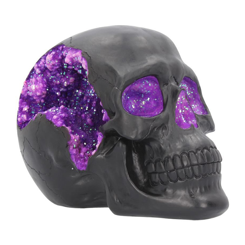 Статуэтка Druza Skull Черный Фиолетовый Статуэтка Druza Skull Черный Фиолетовый во Владивостоке | Loft Concept