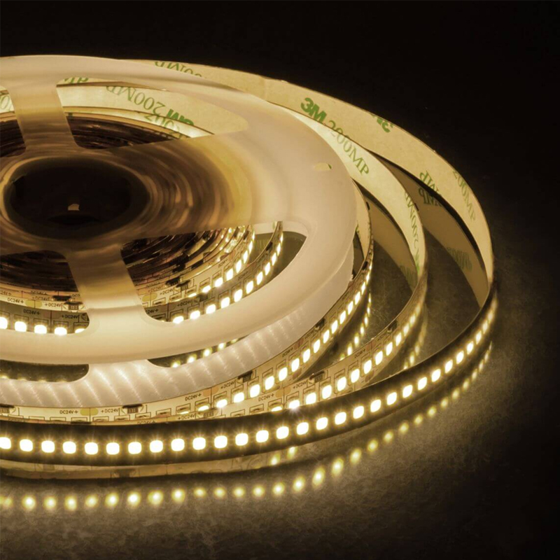 Светодиодная лента 26W/m 240Led/m 2835SMD теплый белый Белый Светодиодная лента 26W/m 240Led/m 2835SMD теплый белый Белый во Владивостоке | Loft Concept