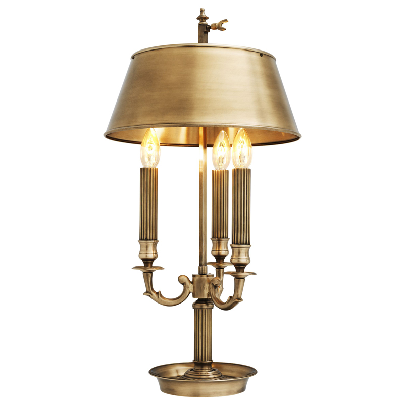 Настольная лампа Eichholtz Table Lamp Deauville Латунь Античная полированная Настольная лампа Eichholtz Table Lamp Deauville Латунь Античная полированная во Владивостоке | Loft Concept
