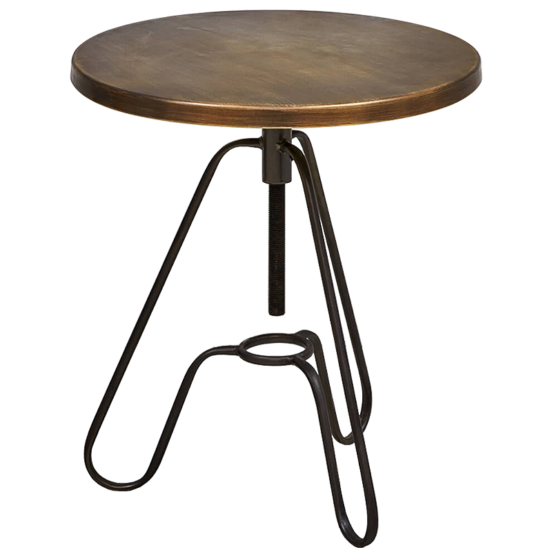 Приставной стол Grechen side table Бронза Черный Приставной стол Grechen side table Бронза Черный во Владивостоке | Loft Concept