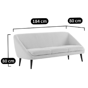 Трехместный диван с обивкой из велюра Belanger Sofa Трехместный диван с обивкой из велюра Belanger Sofa во Владивостоке