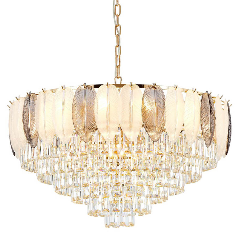 Люстра Crystal in Petals Chandelier 79 Глянцевое золото Люстра Crystal in Petals Chandelier 79 Глянцевое золото во Владивостоке | Loft Concept