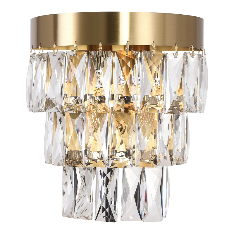 Бра Lunet Sconce Глянцевое золото Прозрачный Бра Lunet Sconce Глянцевое золото Прозрачный во Владивостоке | Loft Concept