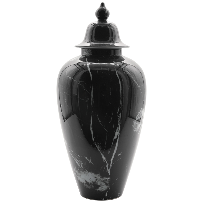 Ваза настольная Black Marbel Черный Ваза настольная Black Marbel Черный во Владивостоке | Loft Concept