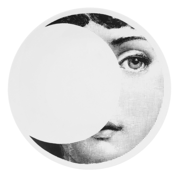 Декоративная тарелка Fornasetti 039 Черный Декоративная тарелка Fornasetti 039 Черный во Владивостоке | Loft Concept