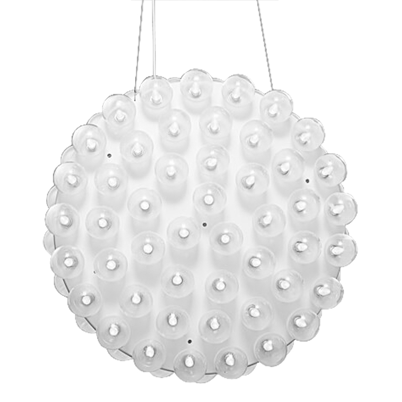 Люстра Gabrielle Circle Chandeliers Белый Прозрачный Люстра Gabrielle Circle Chandeliers Белый Прозрачный во Владивостоке | Loft Concept