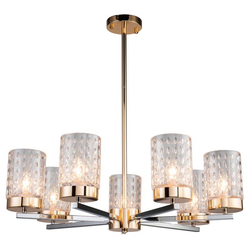 Люстра Didian Chandelier 80 Глянцевое золото Хром Прозрачный Люстра Didian Chandelier 80 Глянцевое золото Хром Прозрачный во Владивостоке | Loft Concept