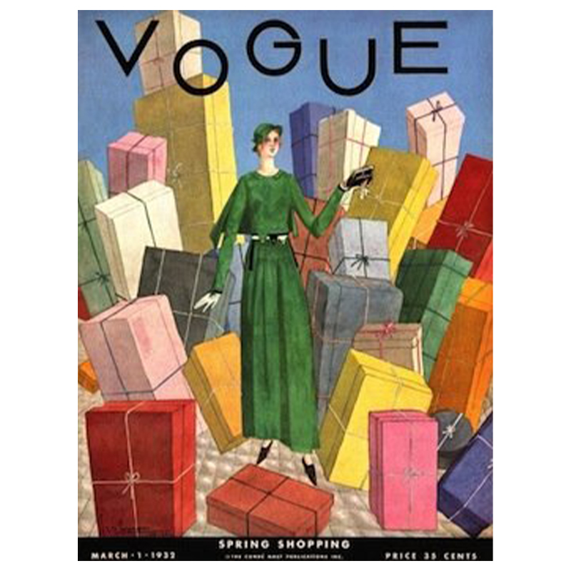 Постер Vogue Cover 1932 March Постер Vogue Cover 1932 March во Владивостоке | Loft Concept
